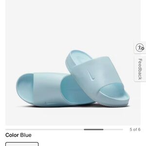 Nike Blue Women's Slides